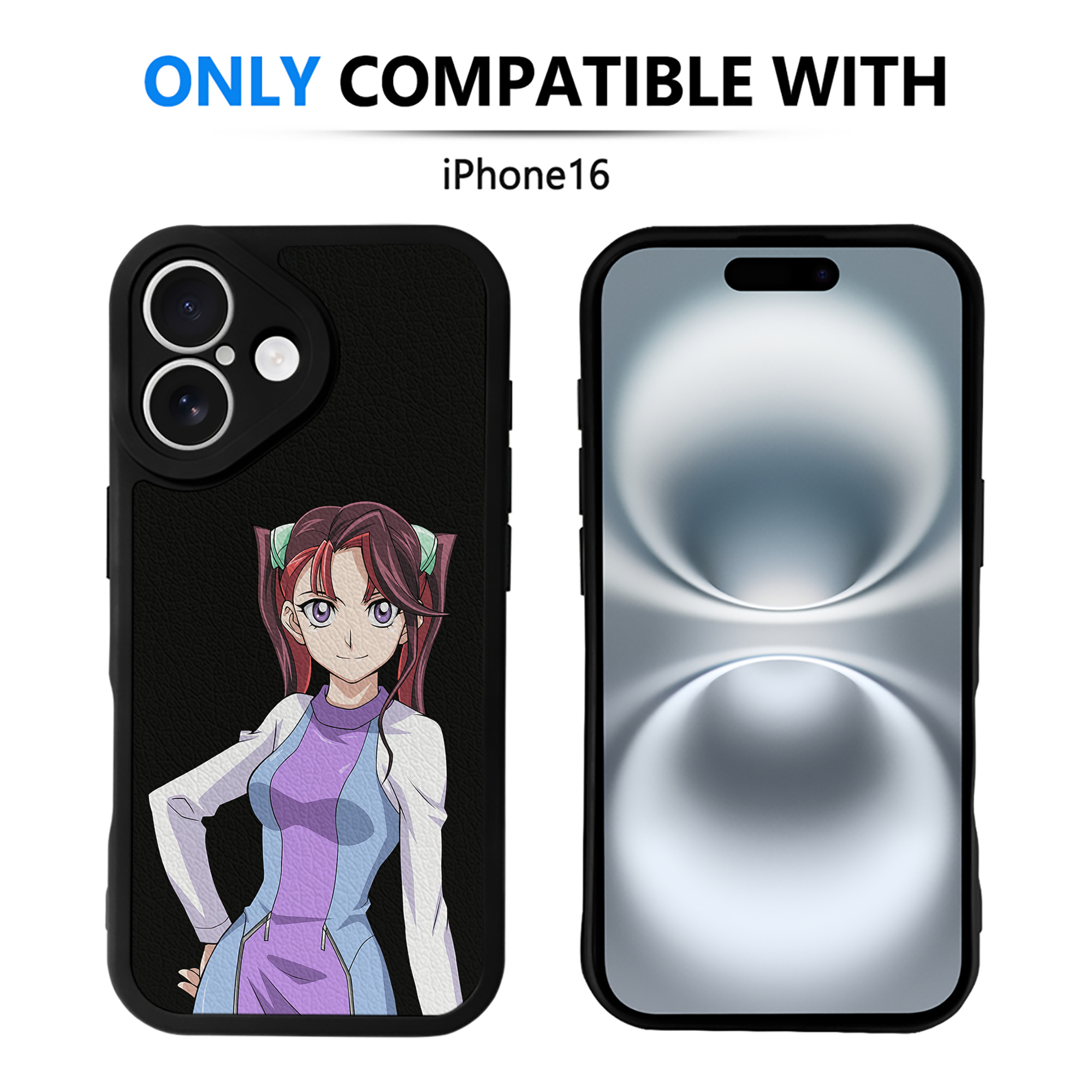 遊☆戯☆王 Yu-Gi-Oh! 【iPhone 16シリーズ対応】シリコンスマホケース（レザー調） 材質：シリコン
